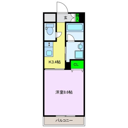 ルミナス雄郡の物件間取画像